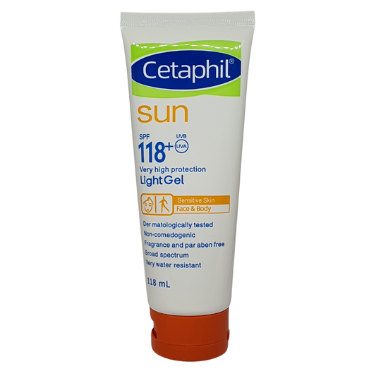 Cetaphil Sun Very High Protection Light Gel SPF 118 Water Resistant, 118ml