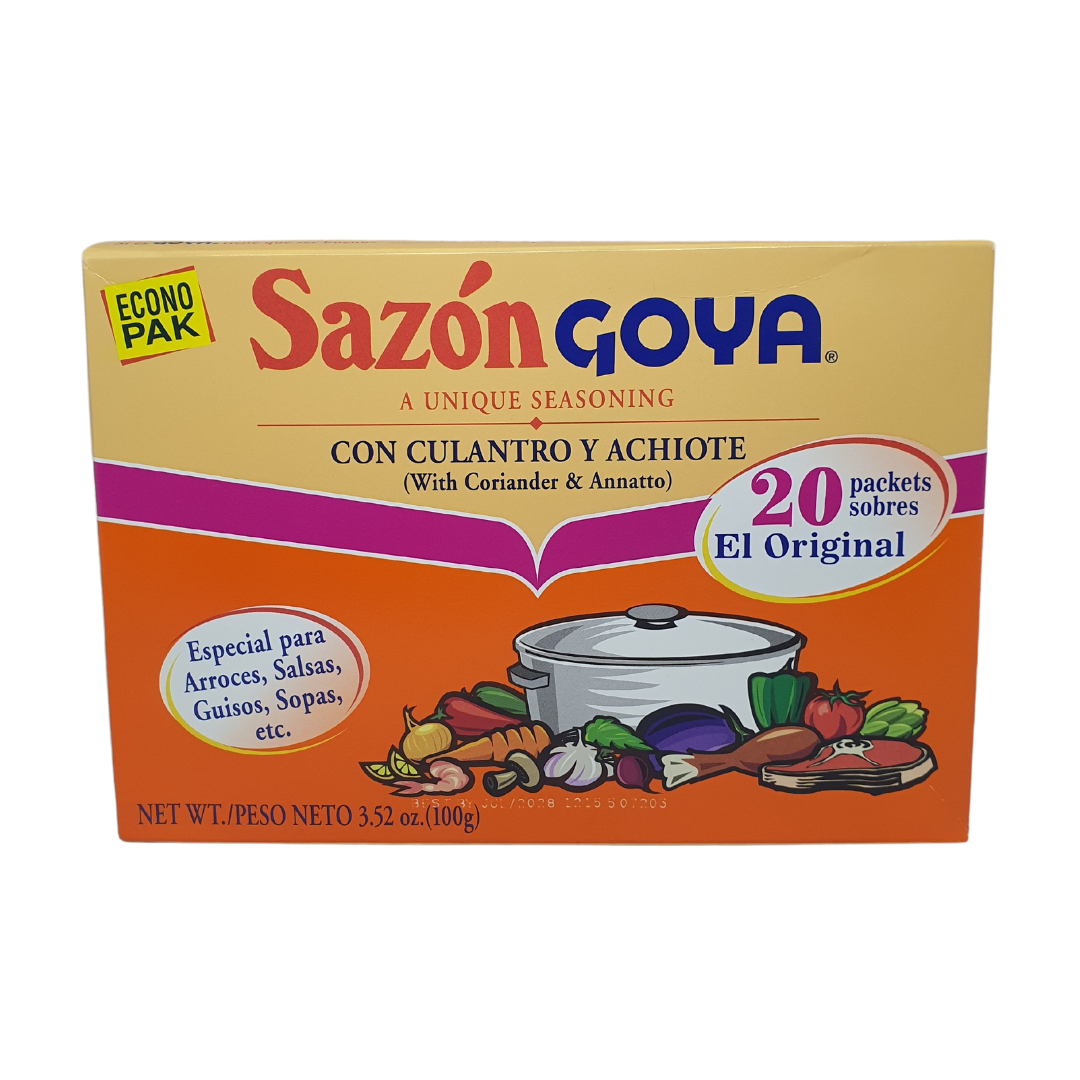 Sazon Goya A Unique Seasoning, 6.33 oz. / 180g 36 Packets Super Saver Jumbo Pak (1 Count)