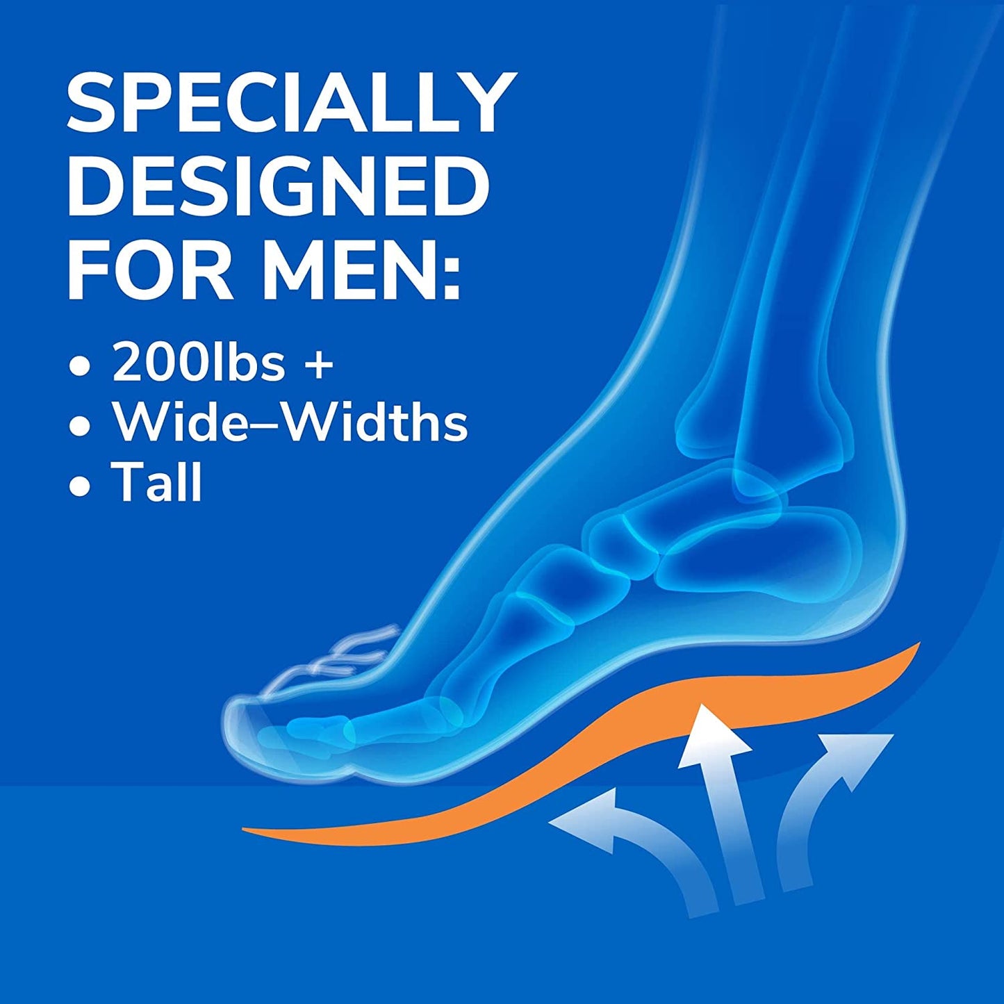 Dr. Scholl's Extra Comfort All-Day Insoles With Massaging Gel Men's 8-14 - 1 Pair