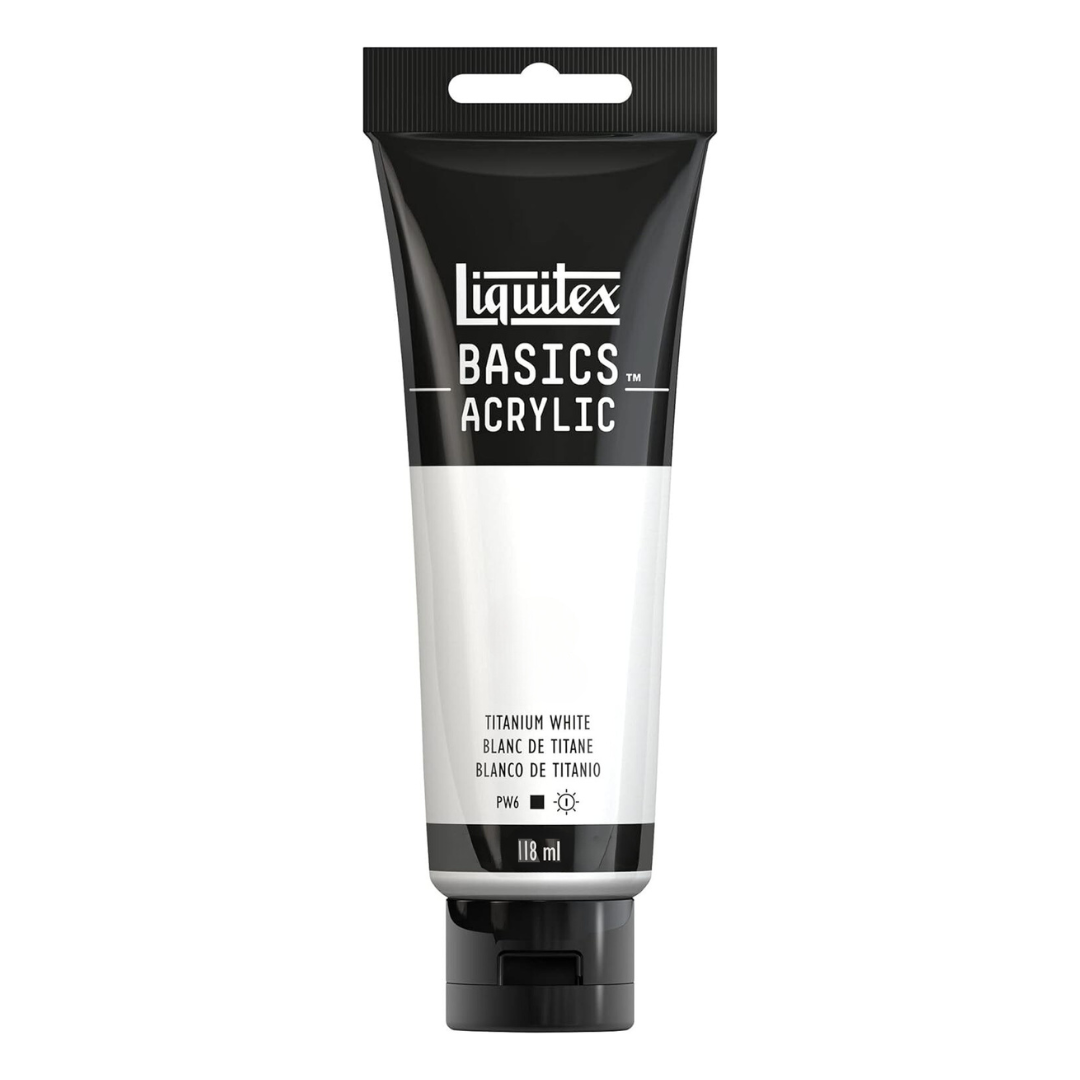 Liquitex Basics Acrylic Titanium White 118ml