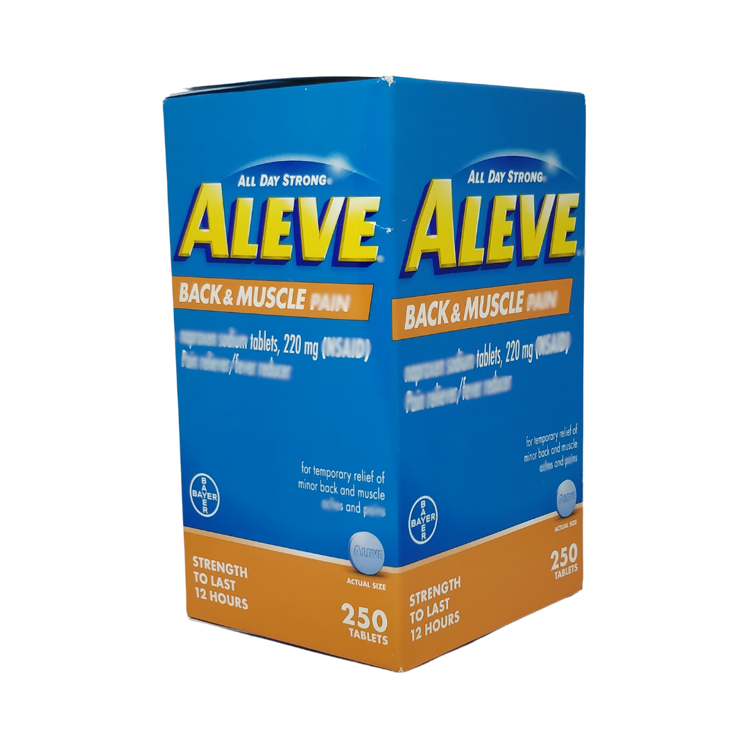 Aleve All Day Strong Back & Muscle Reliever, 250 Tablets