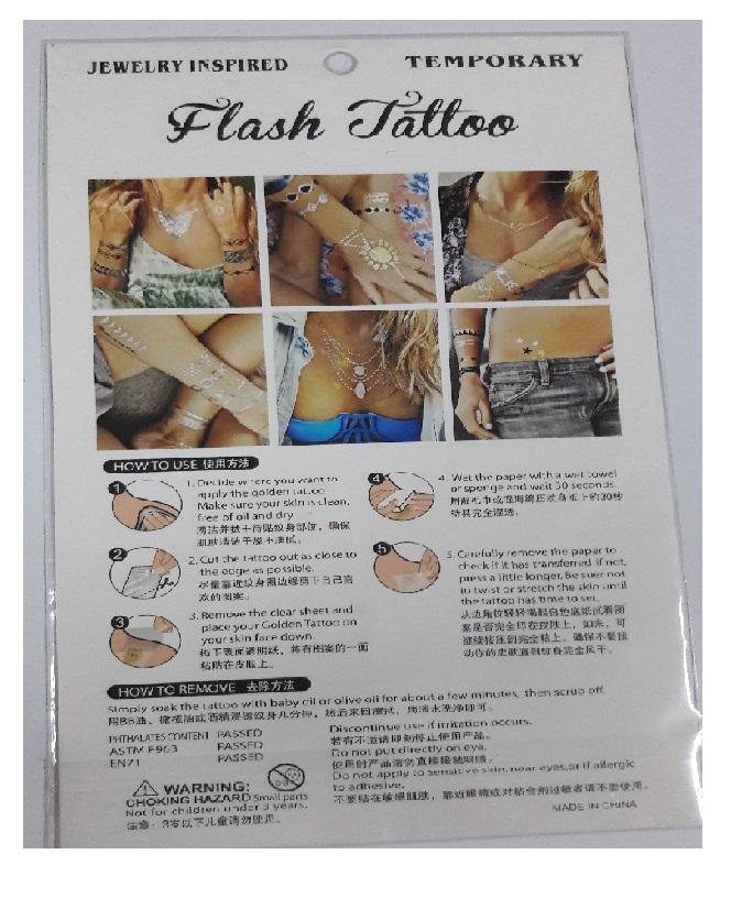 FlashTat Jewelry Inspired Temporary Flash Tattoo