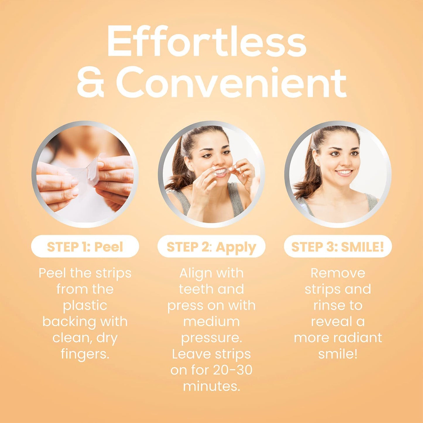 Venus Visage Bright White Advanced Whitening Teeth Whitening Strips 28 Strips