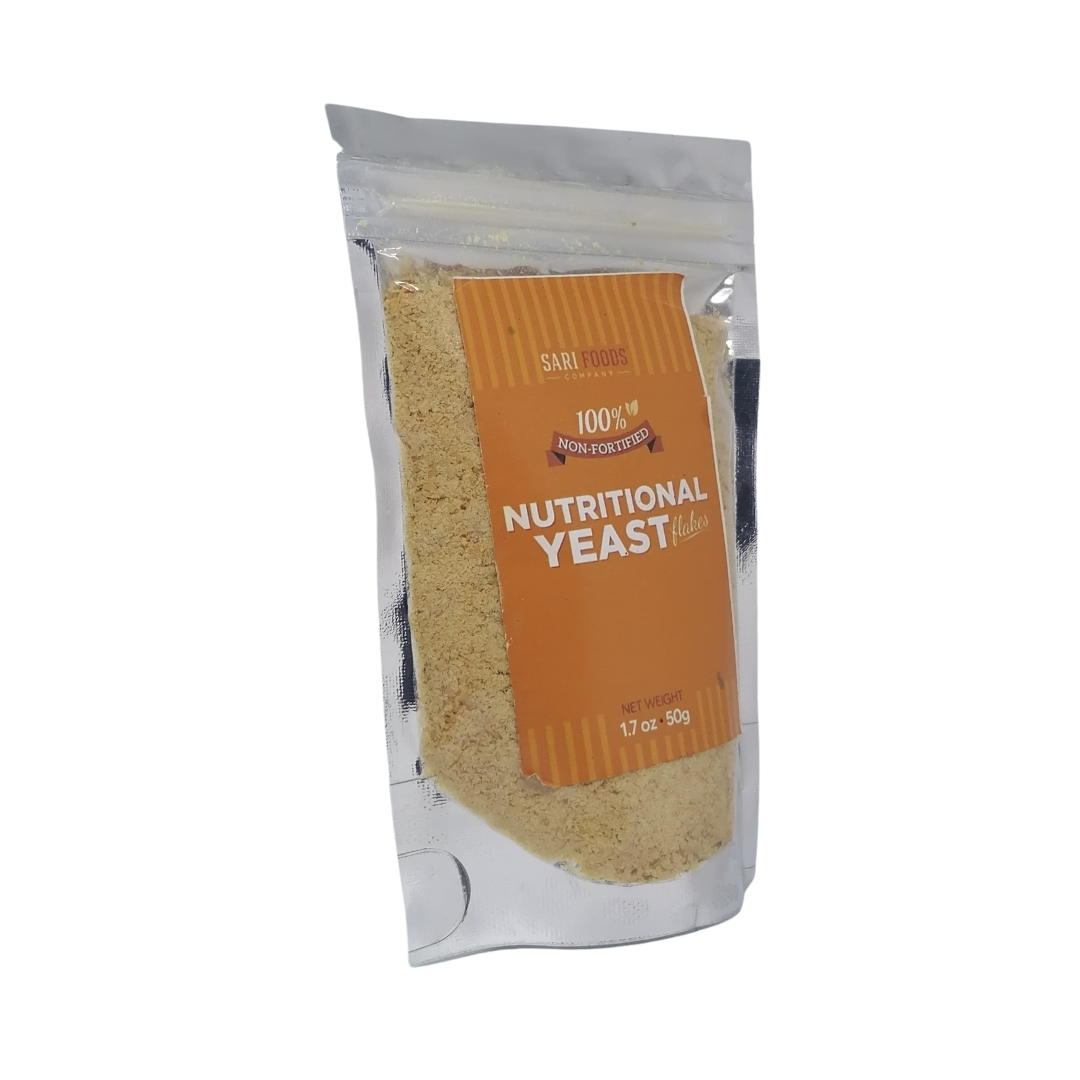 Trial Size Sari Foods Nutritional Yeast Flakes, 1.7 oz / 50 g