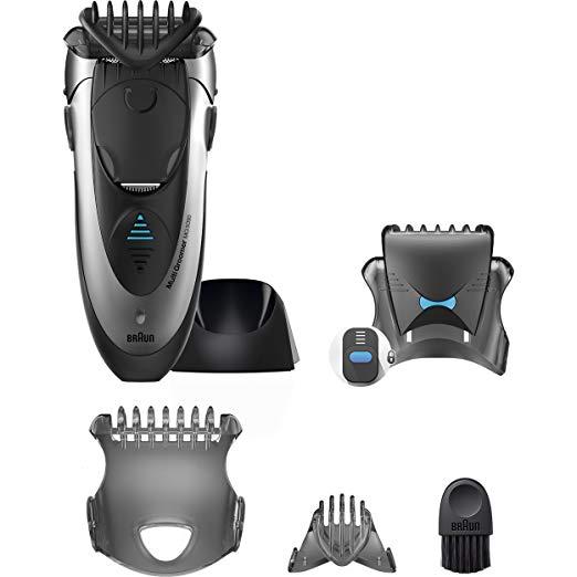 Braun MG5090 Men's Electric Shaver / Styler / Trimmer, 3-in-1 Ultimate Hair Clipper, Wet & Dry