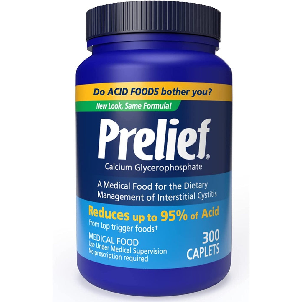 Prelief Calcium Glycerophosphate Reduces Up To 95% of Acid 300 Caplets