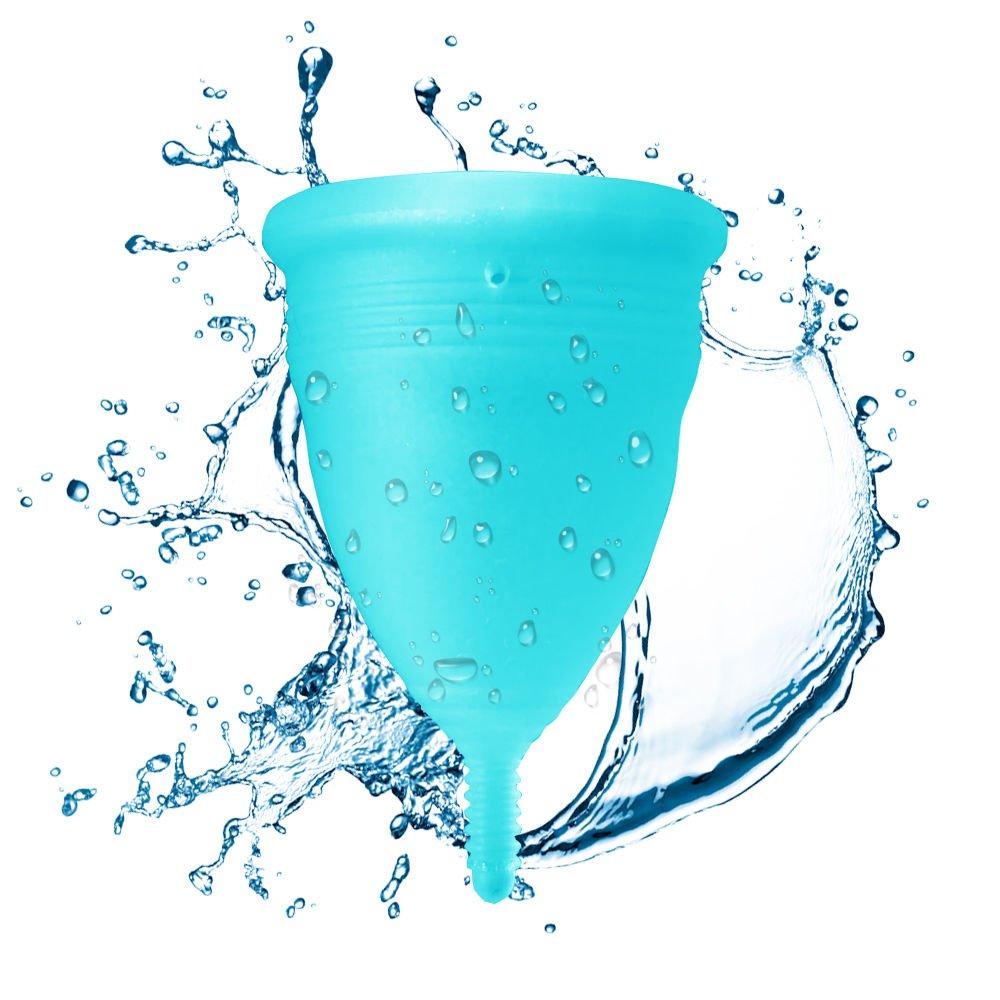 Blossom Blue Reusable Menstrual Cup - Small 1 Count