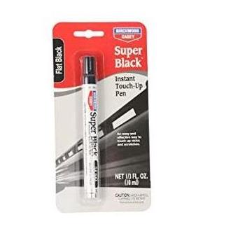 Birchwood Casey Super Black Instant Touch Up Pen, Flat Black 10ml