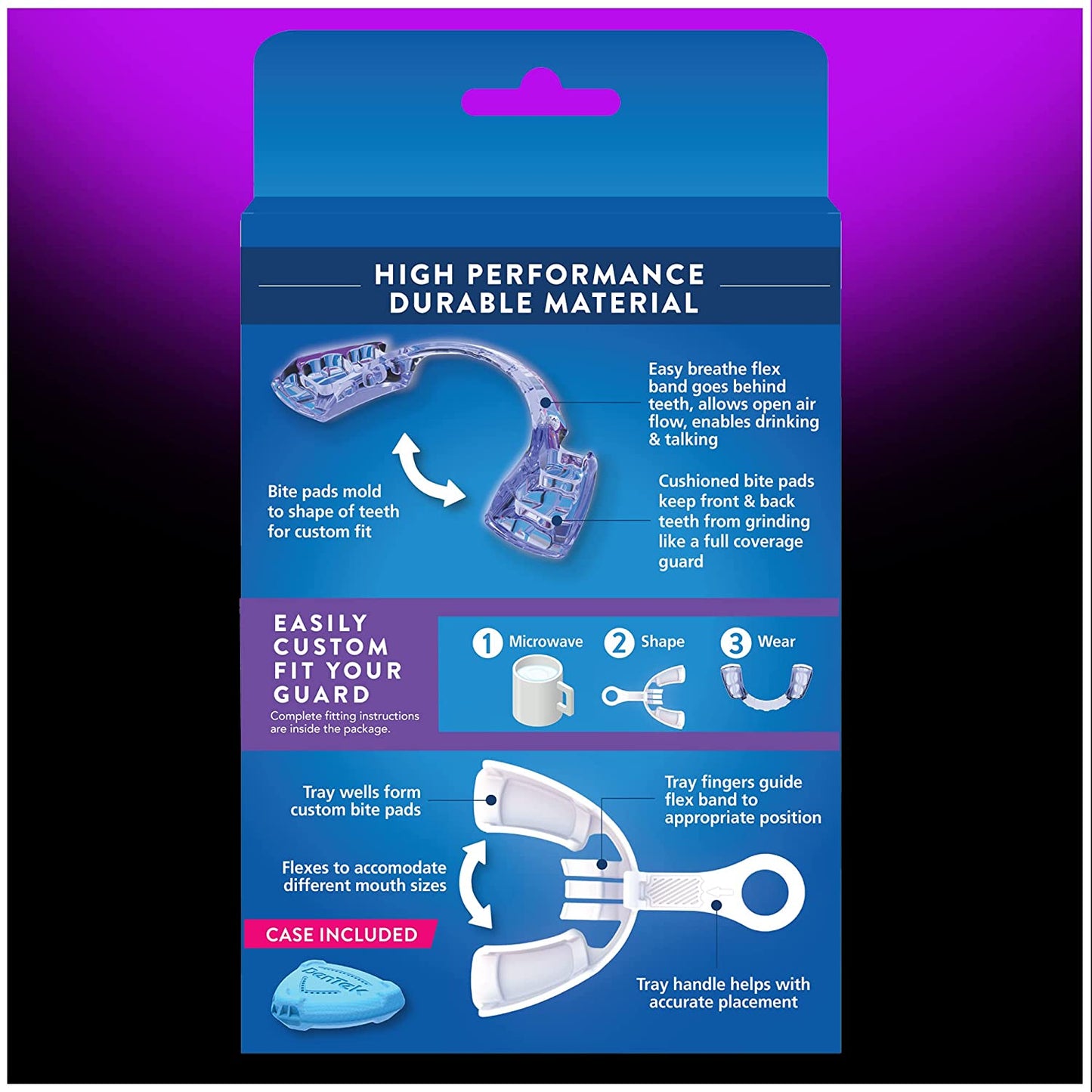 DenTek Ultimate Guard for Nighttime Teeth Grinding (Bruxism) 1 Dental Guard 1 Smartfit Tray