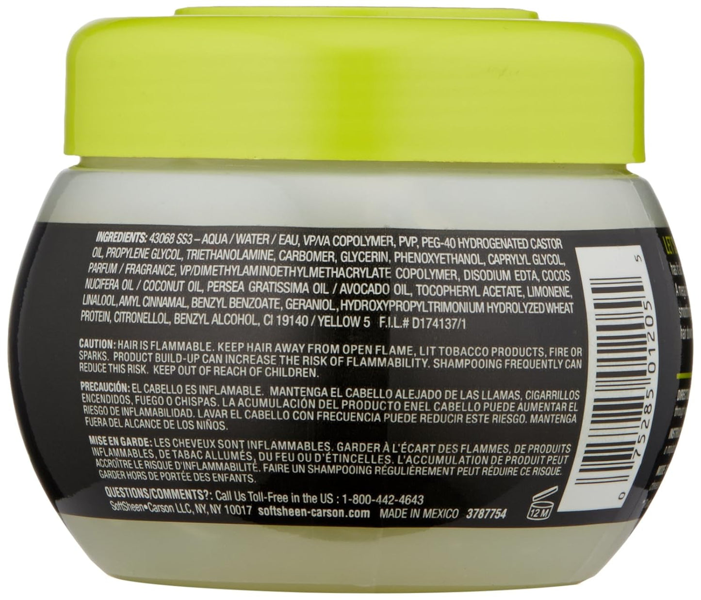 Dark and Lovely Let's Jam Moisture & Shine Gel Mega Hold (Coconut & Avocado Oils) 9oz / 255g