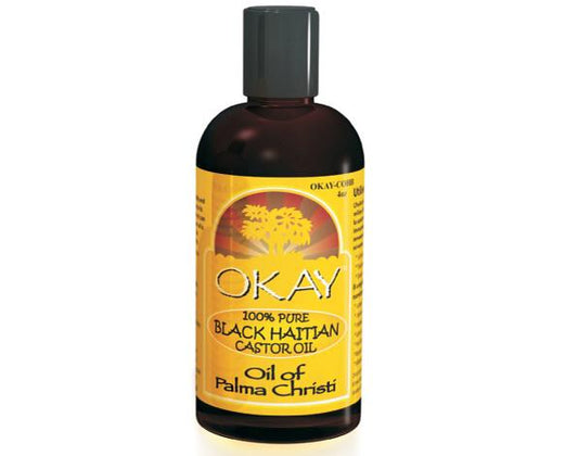 Okay 100% Pure Black Haitian Castor Oil (4 oz / 118 ml)