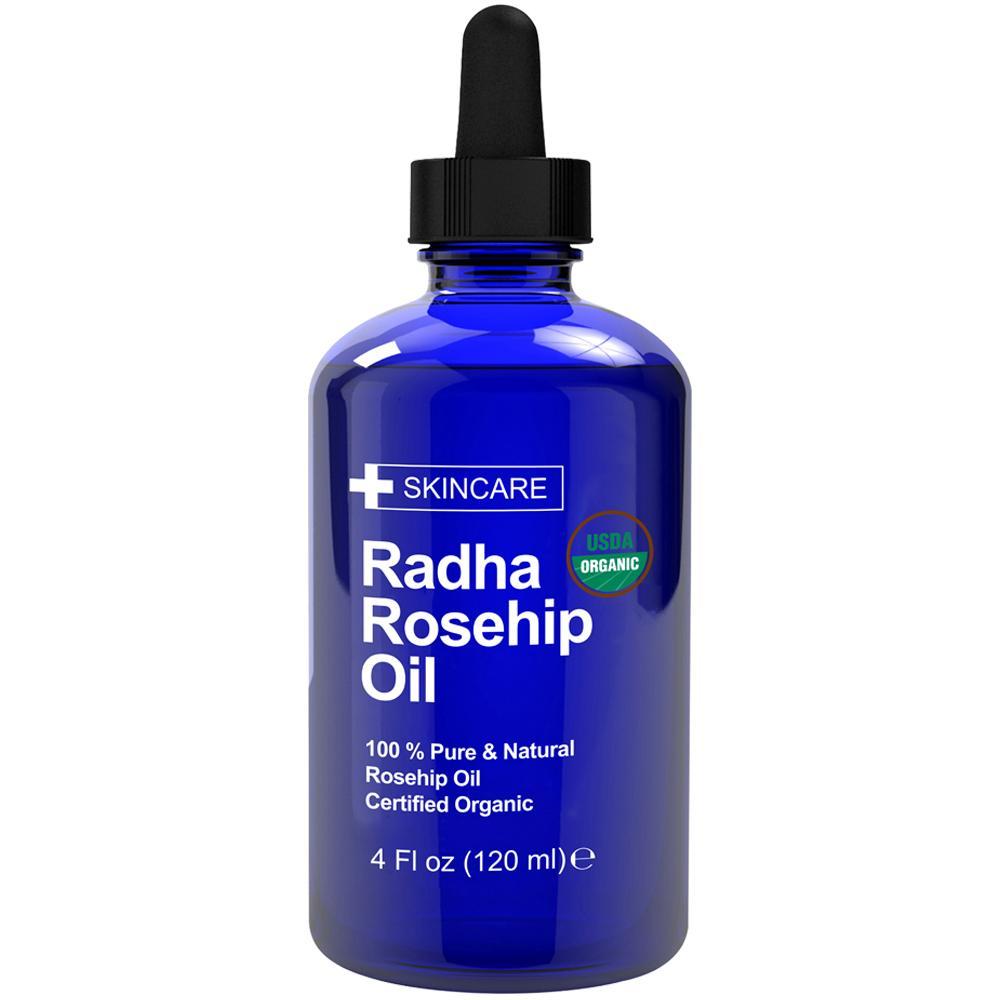 Skin Care Radha Rosehip Oil 4 oz (100% Pure &Natural)