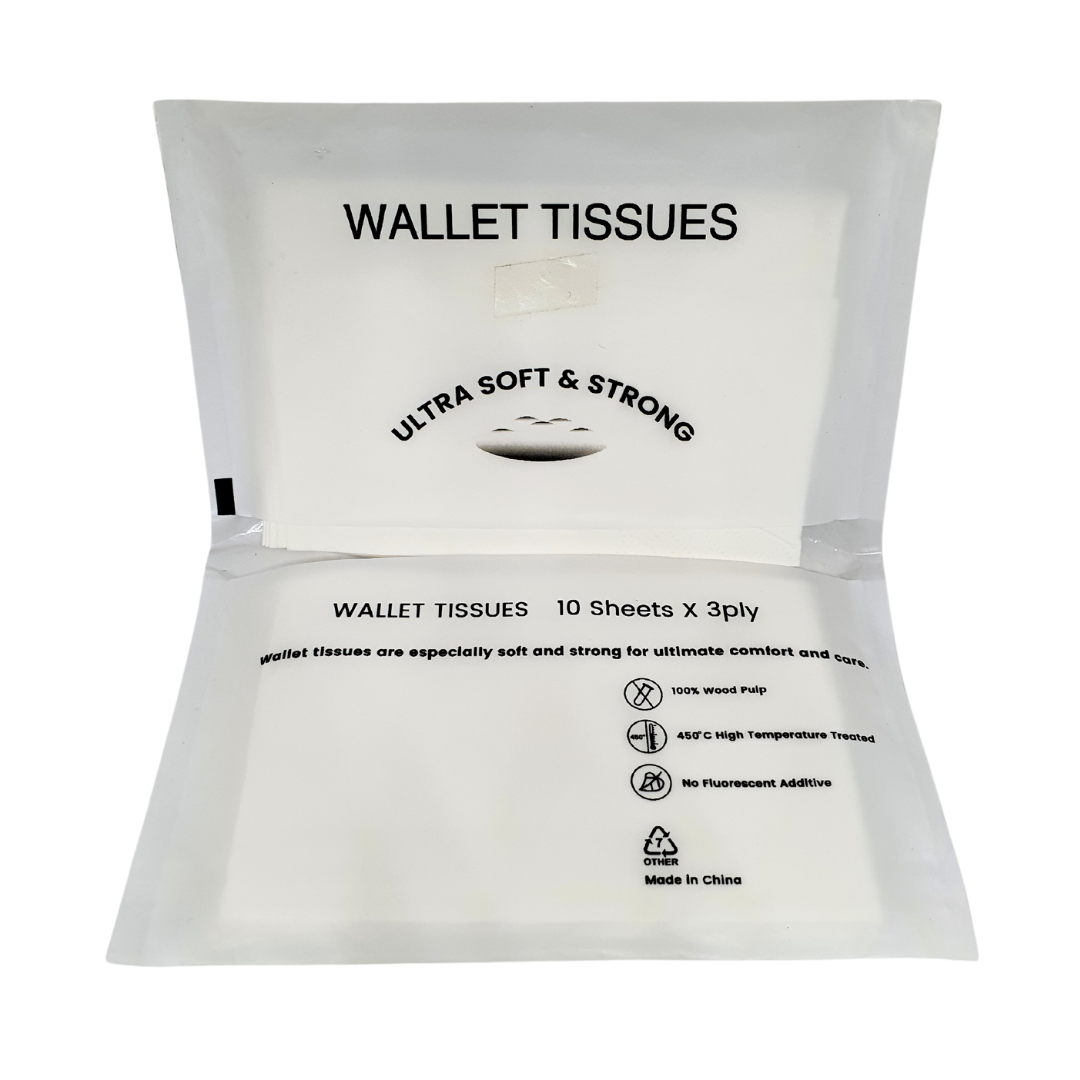 Wallet Tissues Ultra Soft & Strong (10 Sheets x 3ply)
