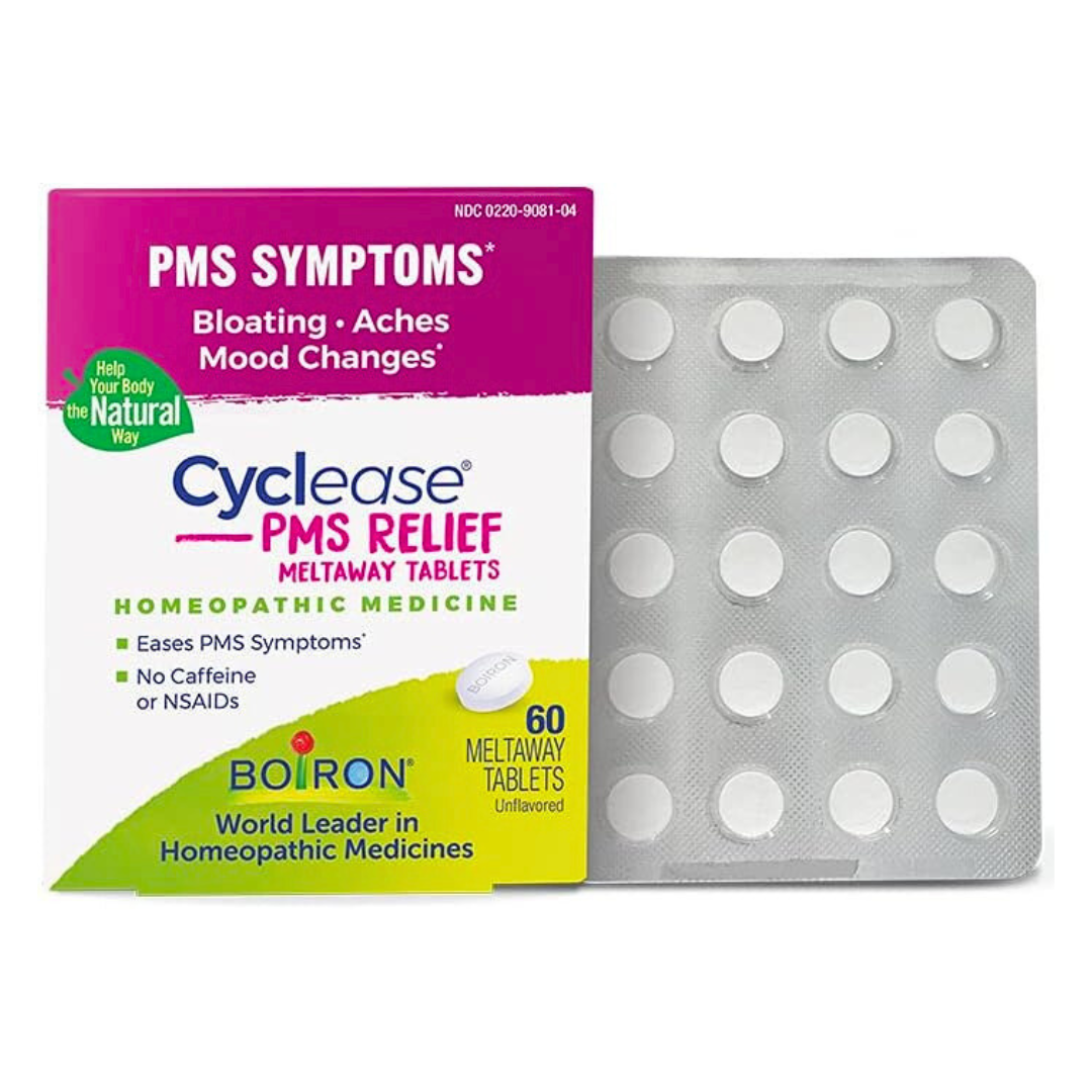 Boiron Cyclease PMS Relief Meltaway Tablets Unflavored 60 Count