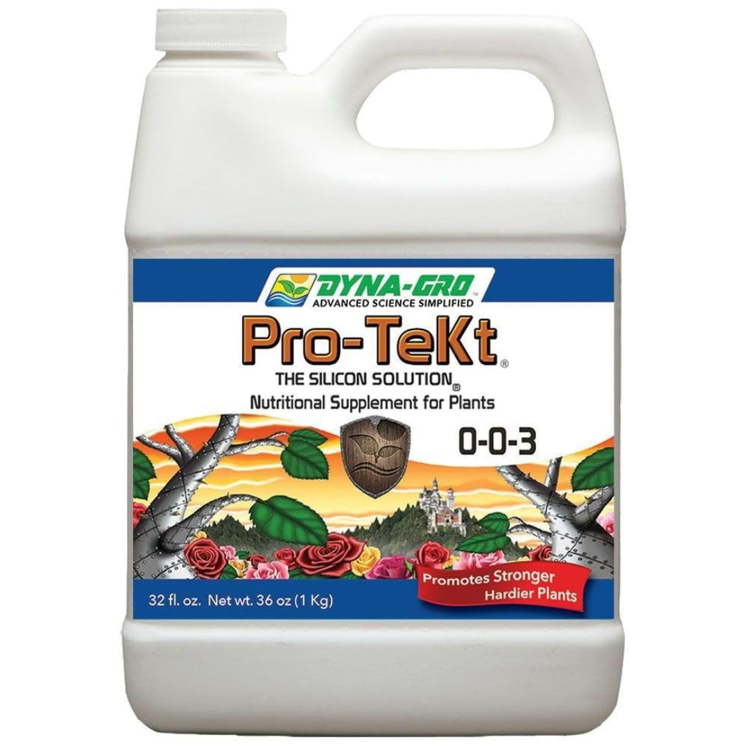 Dyna-Gro Pro-Tekt The Silicon Solution Nutritional Supplement For Plants 0-0-3 32 Fl Oz (945ml)