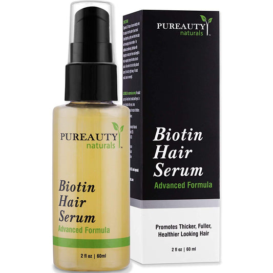 Pureauty Naturals Biotin Hair Serum Advanced Formula, 2 fl.oz / 60ml