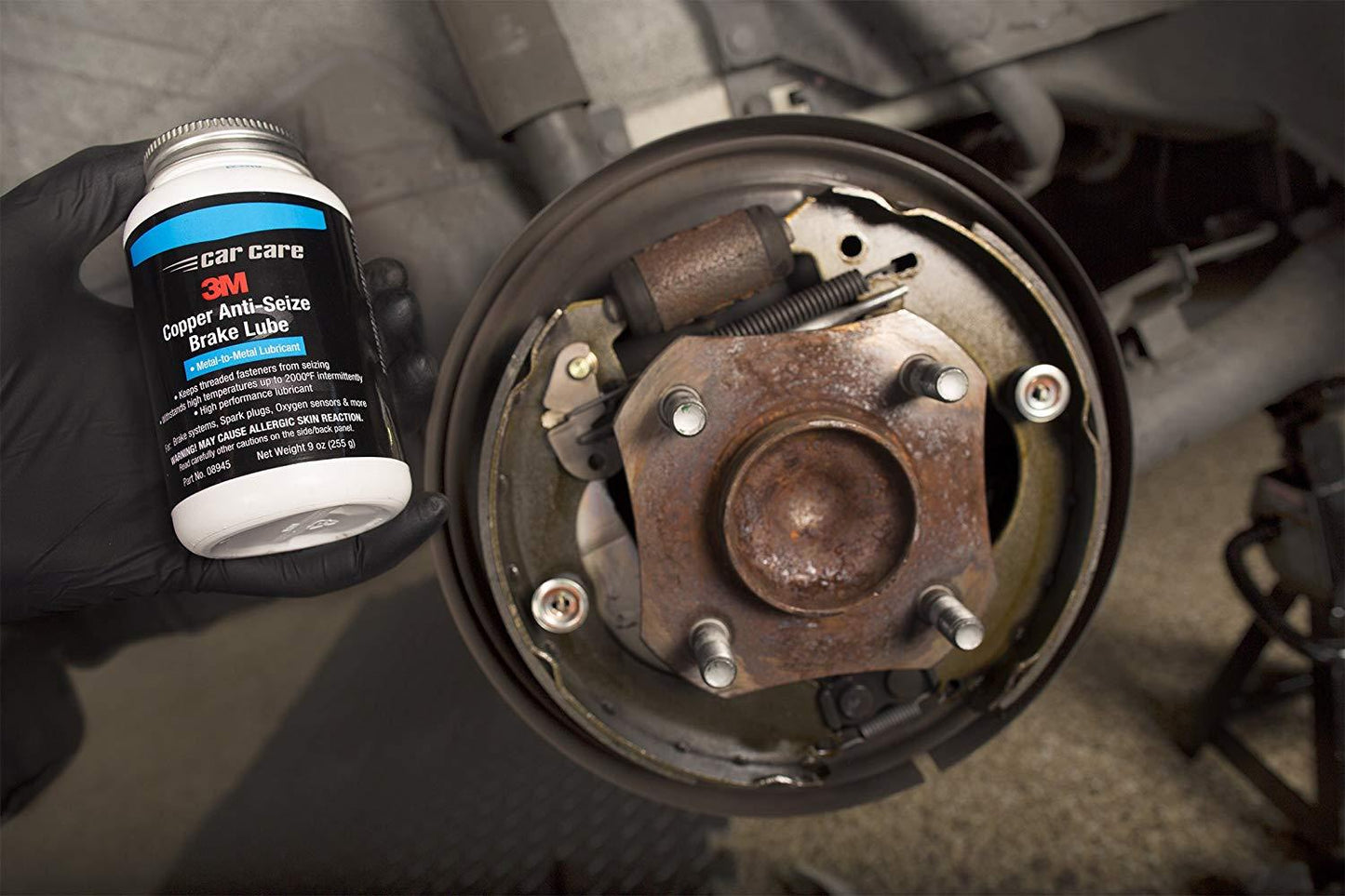 3M Copper Anti-Seize Brake Lube, Metal to Metal Lubricant Part No.08945 (9 oz / 255 g)