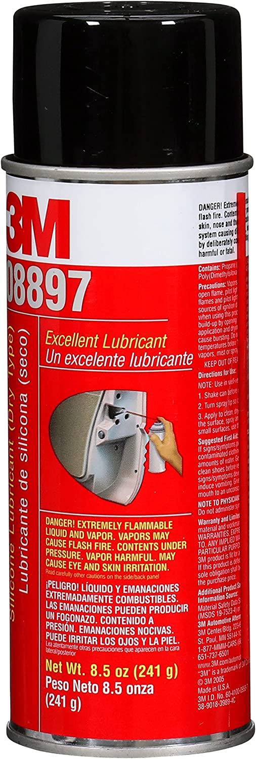 3M Silicone Lubricant Dry Type 08897 - 8.5 Oz / 241 g