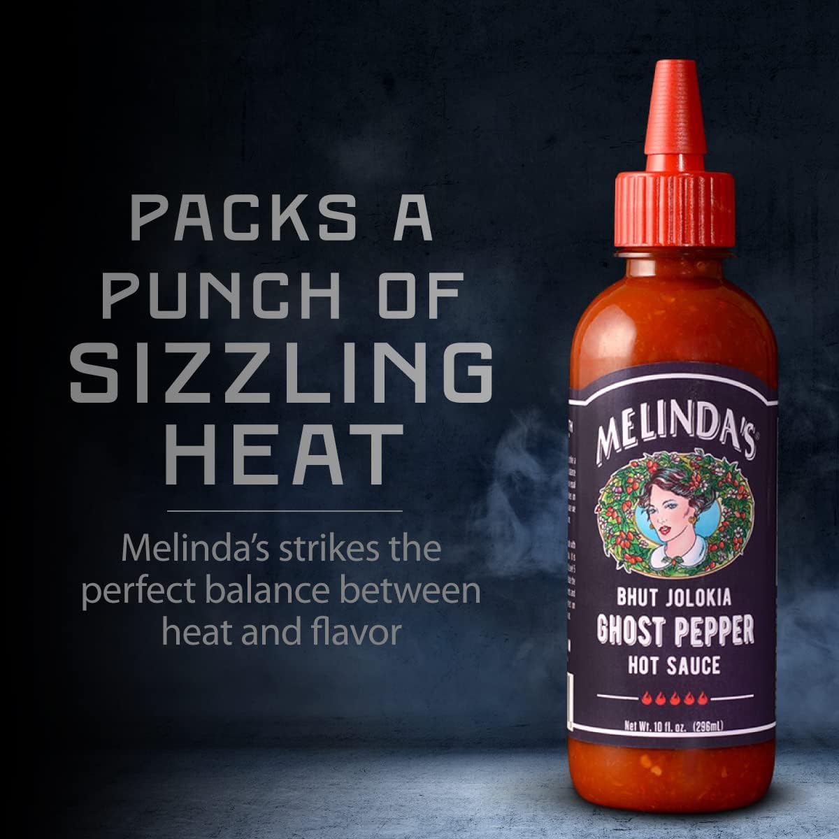 Melinda's Bhut Jolokia Ghost Pepper Hot Sauce, 296 ml / 10 fl. oz.