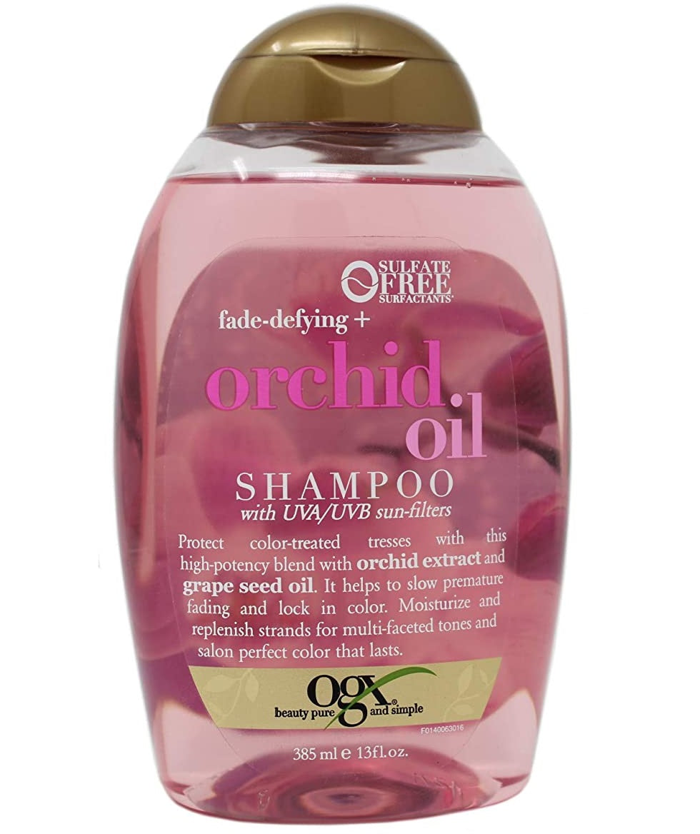 OGX Fade - Defying + Orchid Oil Shampoo with UVA / UVB Sun Filters 385 ml / 13 fl oz