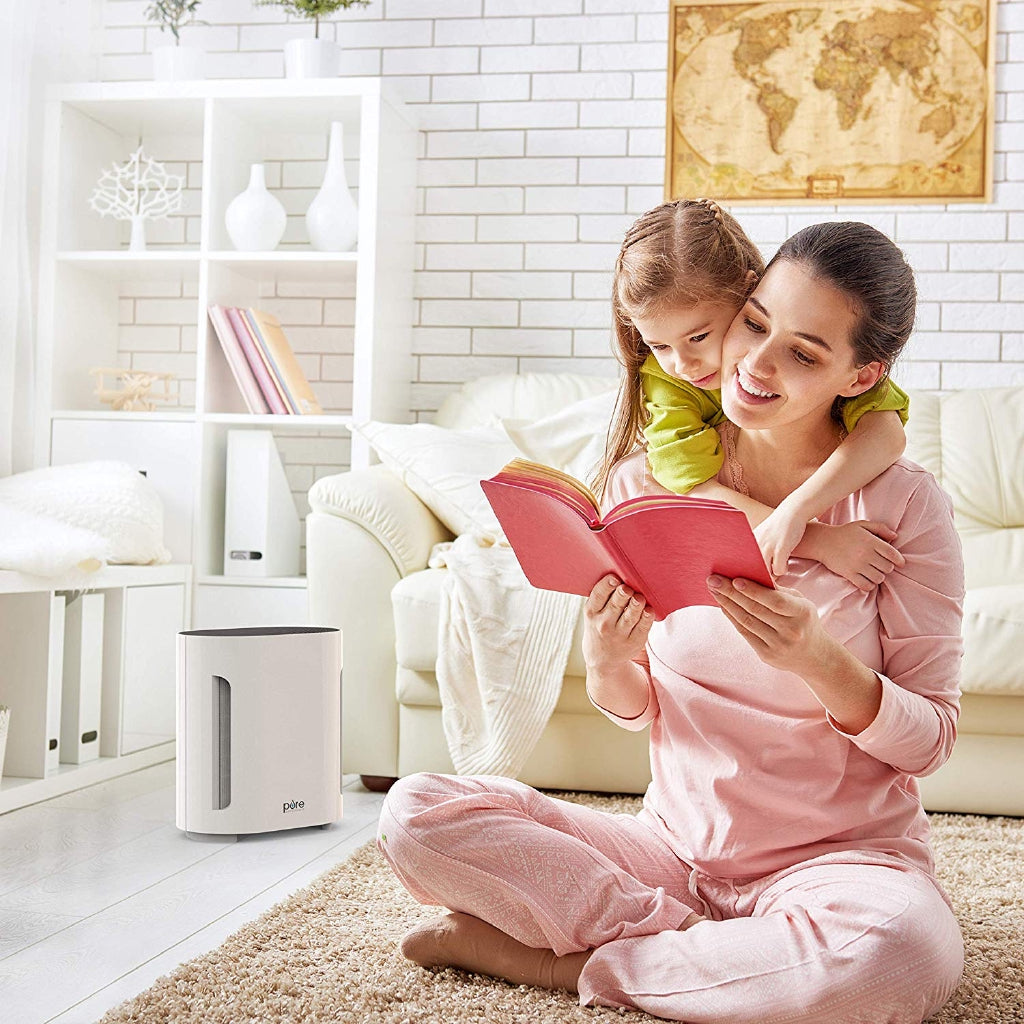 Pure Enrichment PureZone 3-in-1 True HEPAAir Purifier - 3 Speeds Plus UV-C Air Sanitizer