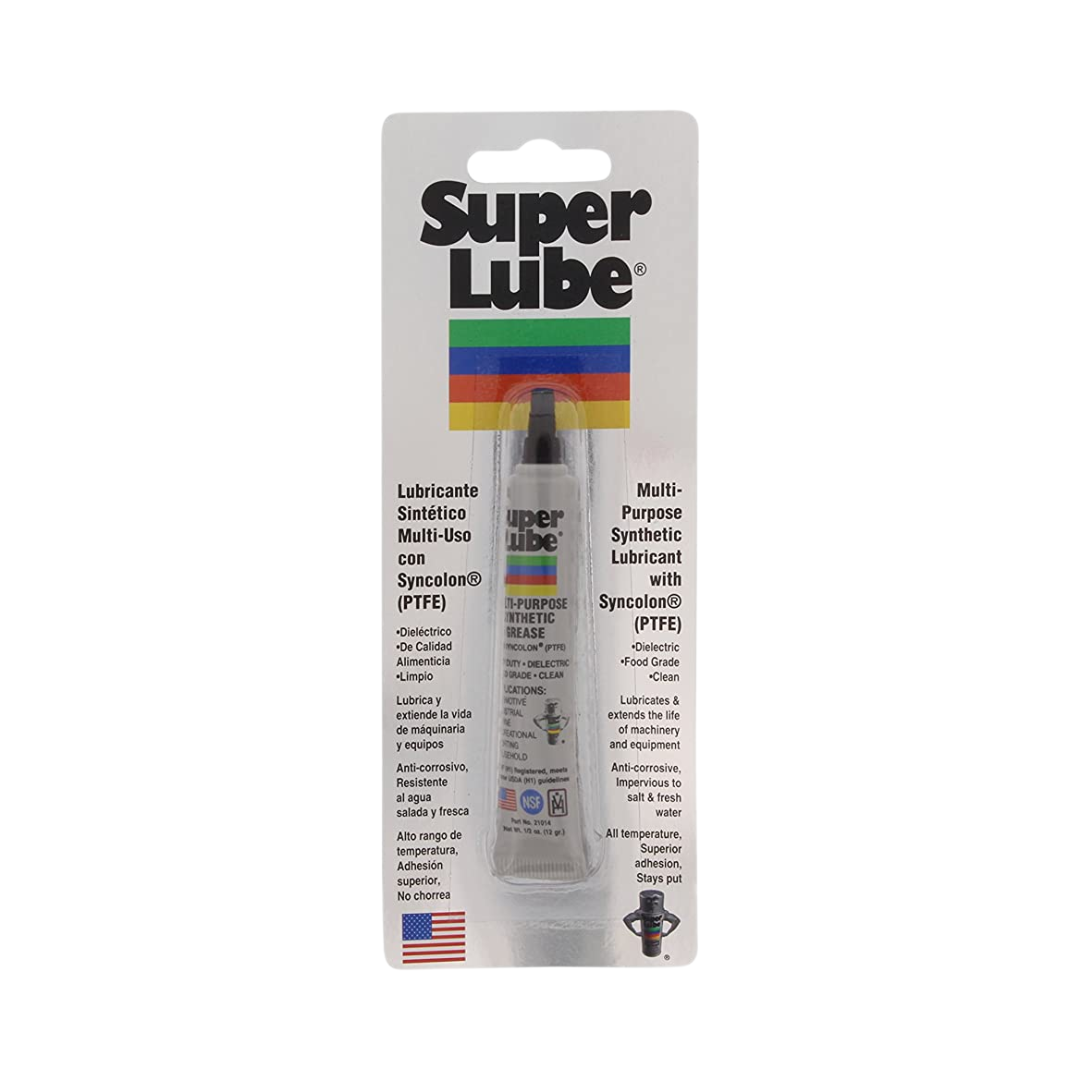 Super Lube Multi-Purpose Synthetic Grease PTFE 21014, 1/2 oz /  12 g