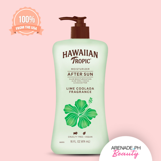 Hawaiian Tropic Moisturizer AFTER SUN 24hr moisturization aloe vera, cocoa&shea butter, Lime Coolada Fragrance, 16 Fl Oz