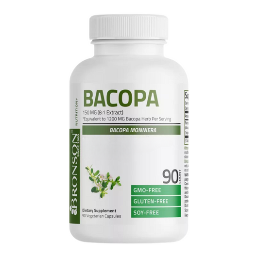 Bronson Bacopa Monniera 150mg Supplement 90 Vegetarian Capsules