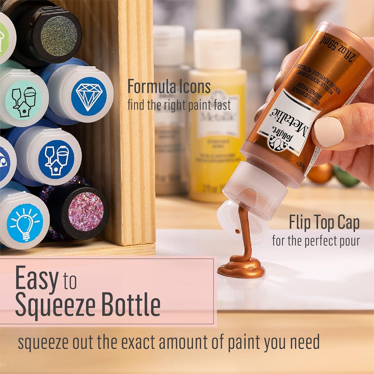 Folkart Premium Acrylic Paint, 59 ml / 2 fl oz