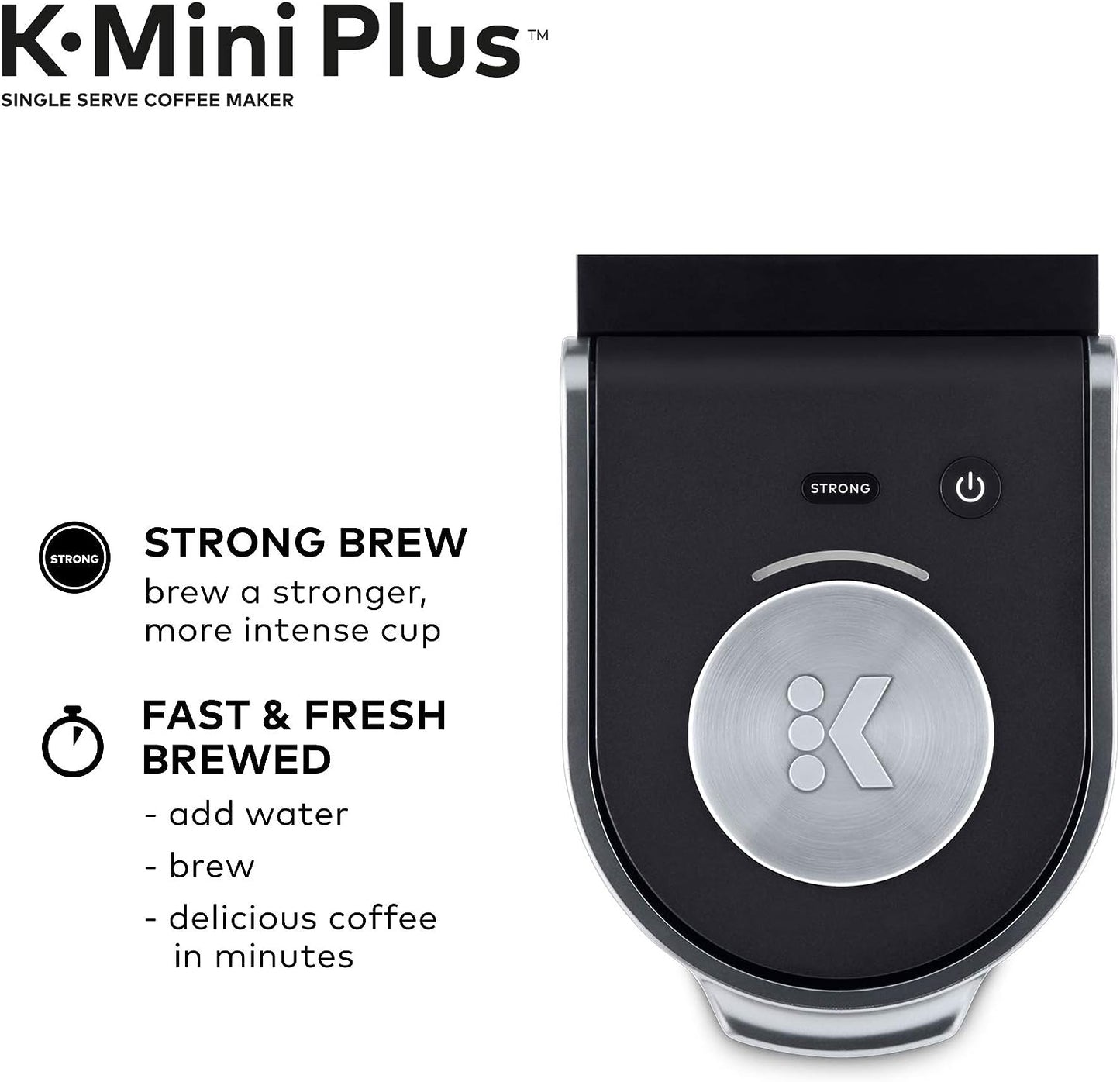 Keurig K-Mini Plus Single Serve Coffee Maker (Black)