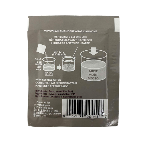 Lalvin ICV D-47 Wine Yeast, GMO & Gluten-Free, 0.176 oz. / 5g, Pack of 10 Sachets