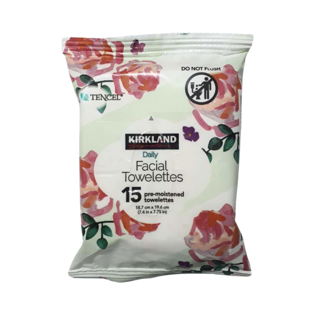 Kirkland Signature Daily Facial Towelettes, 15 Count