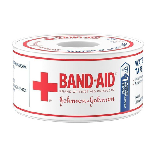 Band-Aid Water Block Tape 1 Roll (1 inch by 10 yard)