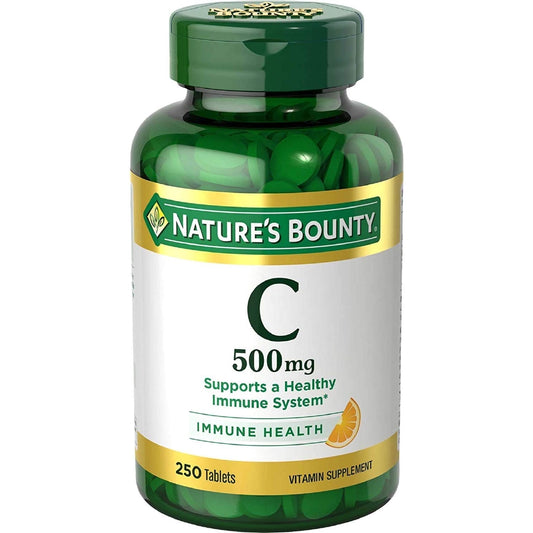 Nature's Bounty Vitamin C 500mg for Immune Support, 250 Tablets