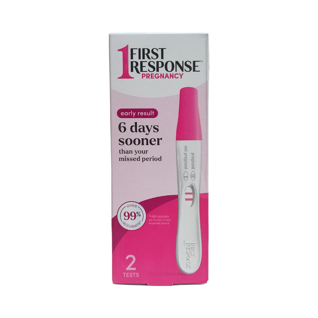 First Response Pregnancy Early Result 6 Days Sooner, 2 Tests