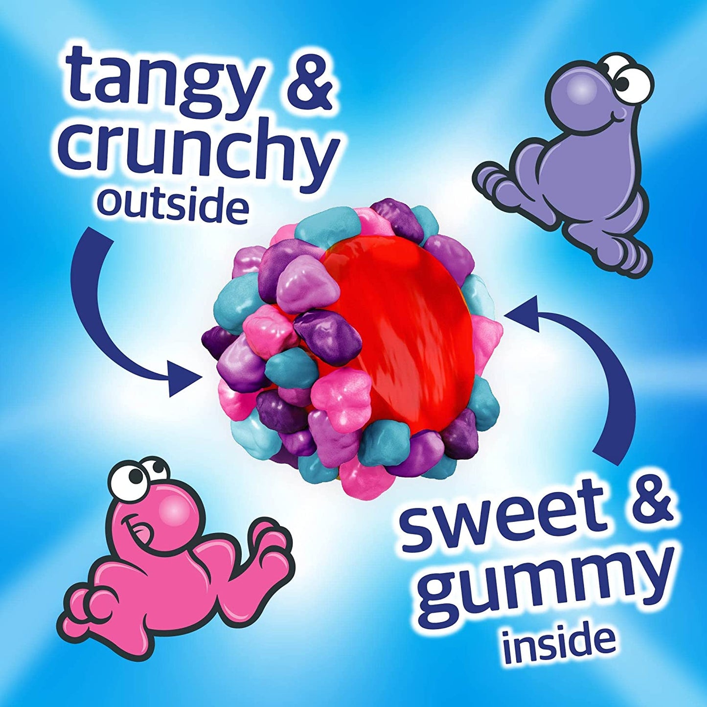 Nerds Gummy Clusters Candy Recloseable 8 Ounce Bag