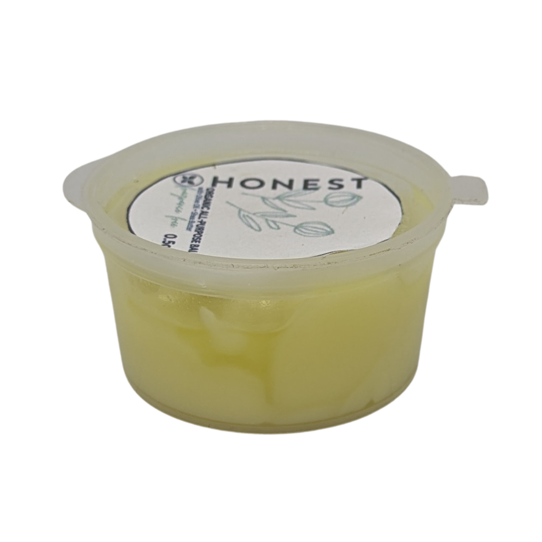 Trial Size The Honest Co. Organic All Purpose Balm with Oilive Oil + Shea Butter, 0.5 oz