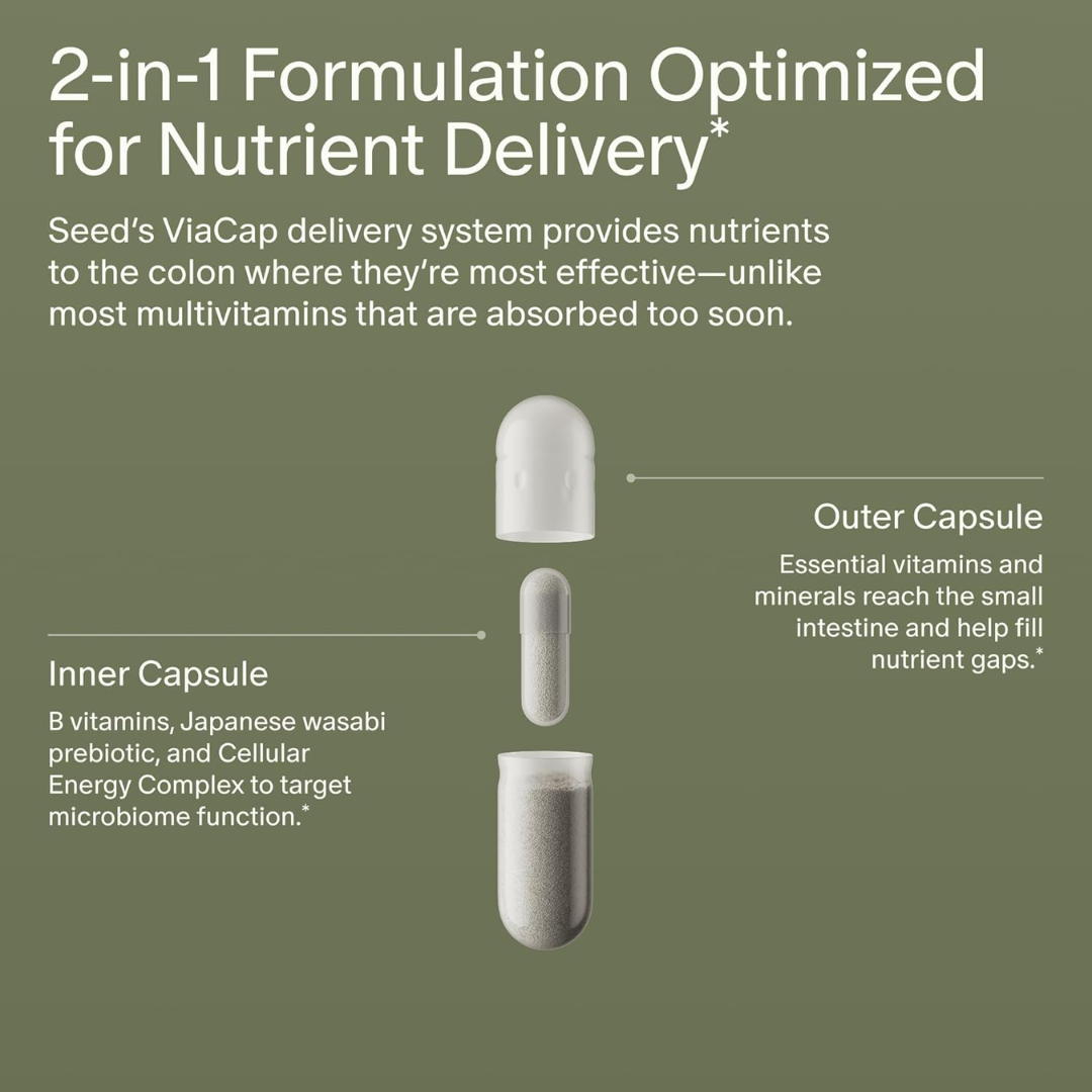 Seed DM-02 Daily Multivitamin, 30 Capsules