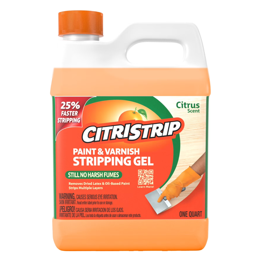 CitriStrip Paint & Varnish Stripping Gel Citrus Scent, 1 qt