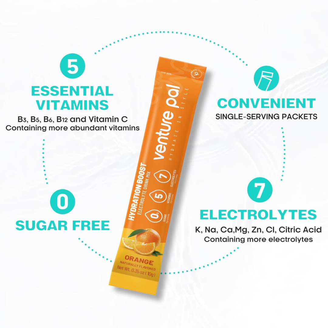 Venture Pal Hydration Electrolyte Drink Mix 0.35 oz (10g) 1 Stick