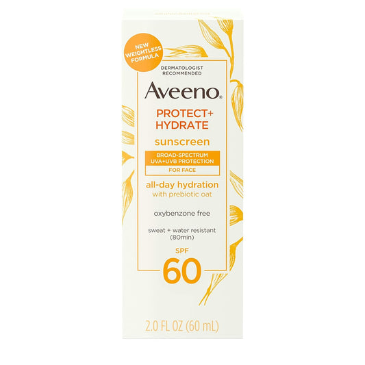 Aveeno Protect + Hydrate Sunscreen SPF 60 - 2.0 fl oz (60ml)