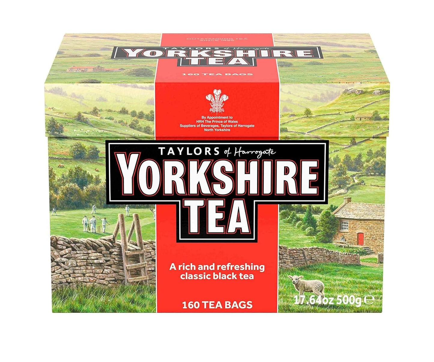 Taylors Of Harrogate Yorkshire Tea Classic Black Tea 160 Tea Bags 17.6 oz / 500g