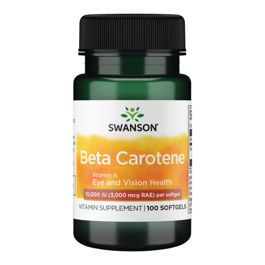 Swanson Beta Carotene Eye and Vision Health 100 Softgels