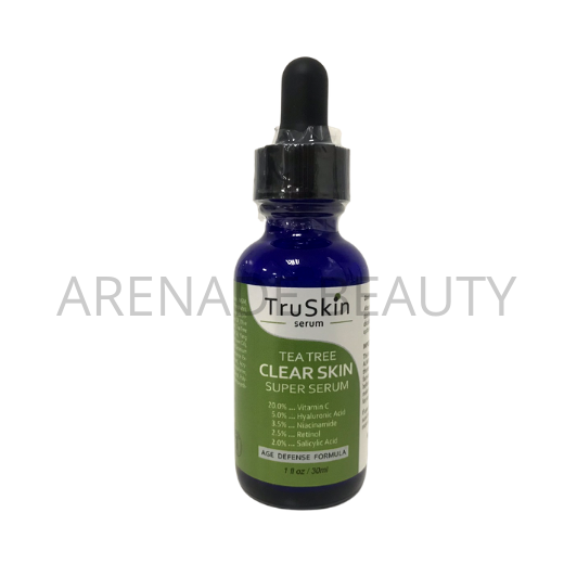 TruSkin Tea Tree Clear Skin Super Serum, Age Defense Formula 1 fl. oz. 30 ml