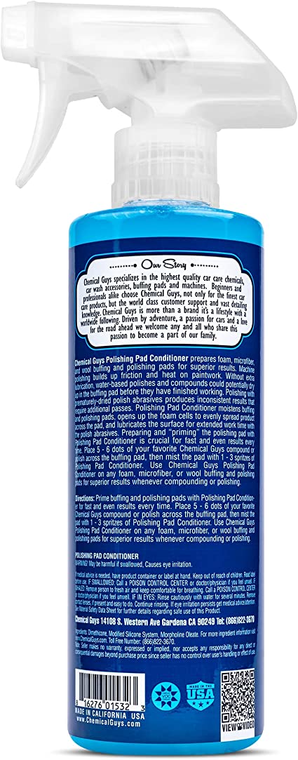 Chemical Guys Polishing Pad BUF30116 Conditioner Protects Paints Polish Enhancers 16 Oz