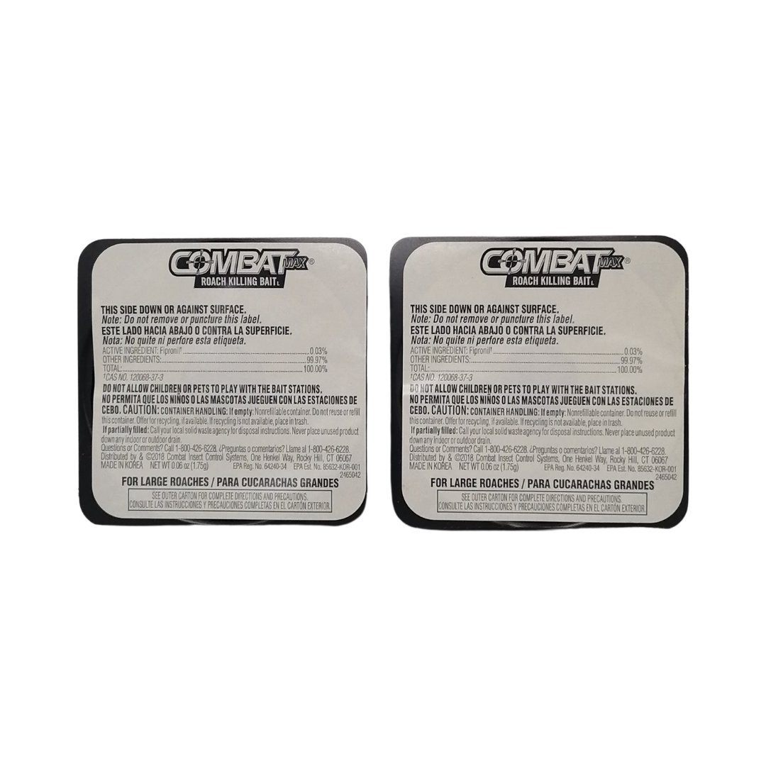 Combat Max Roach Killing Bait for Large Roaches, 2 Bait Stations