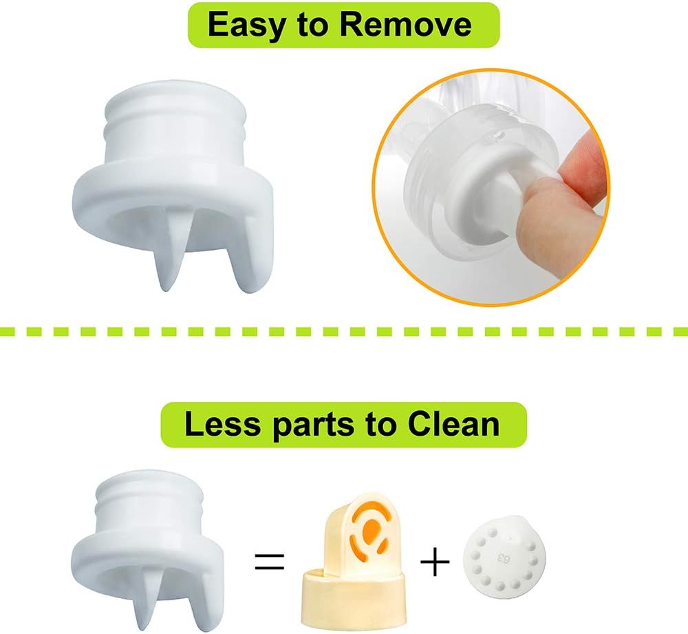 Nenesupply Valves For Medela Breastpumps & Avent Breastpumps (4 White Valves)