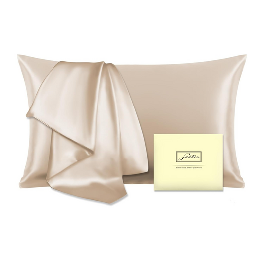 Natural Mulberry Silk Pillowcase for Hair and Skin Standard Size 20 Inch X 26 Inch