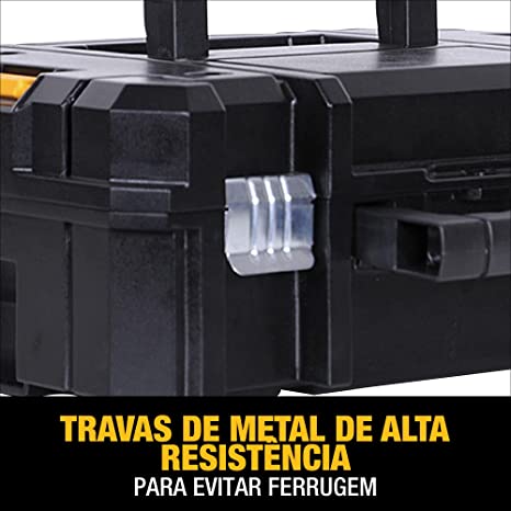 DEWALT TSTAK II Tool Box, 13 Inch, Flat Top, Flexible Platforms for Stacking (DWST17807)