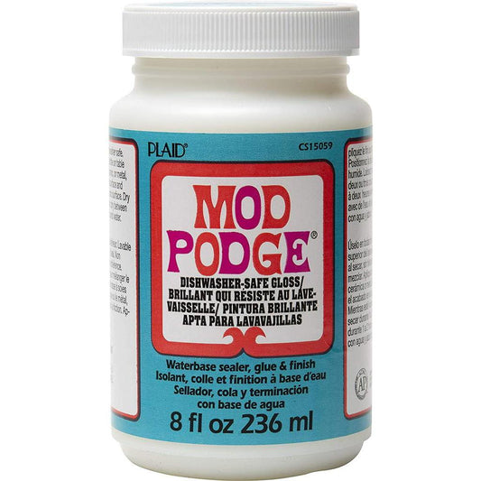 Mod Podge Dishwasher Safe Waterbased Sealer, Glue and Finish, 8 fl.oz / 236ml